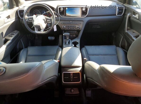 KNDP6CAC5M7911767 2021 KIA SPORTAGE Silver Вид панелі приладів