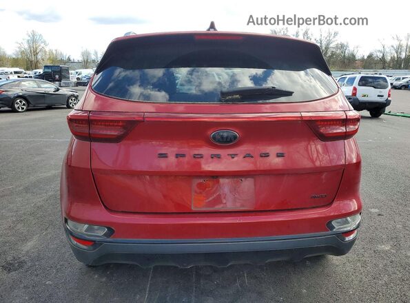 KNDP6CAC8N7961919 2022 KIA SPORTAGE Red Вид ззаду