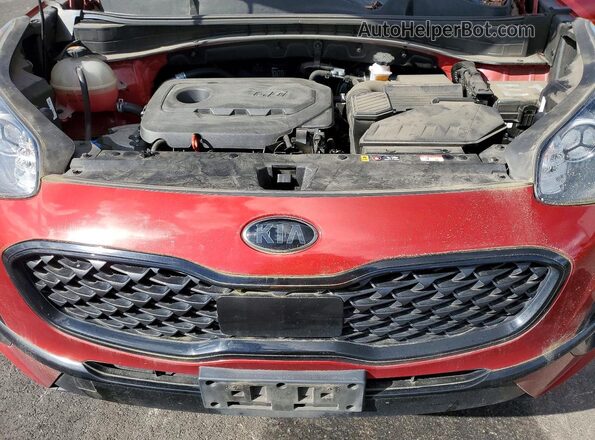 KNDP6CAC8N7961919 2022 KIA SPORTAGE Red Вид задньої частини салону