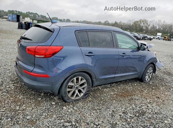 KNDPB3AC0G7866334 2016 KIA SPORTAGE Blue Trasero derecho