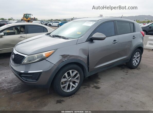 KNDPB3AC0G7872585 2016 KIA SPORTAGE Gray 