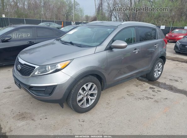 KNDPB3AC1G7797668 2016 KIA SPORTAGE Gray Առջևի ձախ երեք քառորդ տեսարան