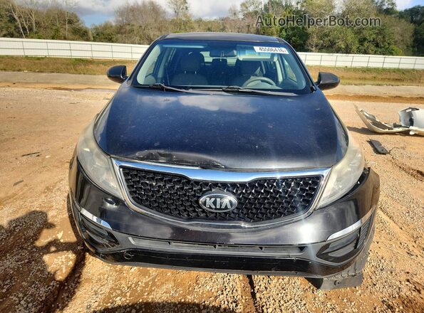 KNDPB3AC2G7833562 2016 KIA SPORTAGE Black Front view
