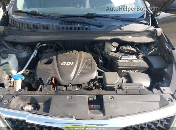 KNDPB3AC6G7874745 2016 KIA SPORTAGE Black Հետևի տեսք