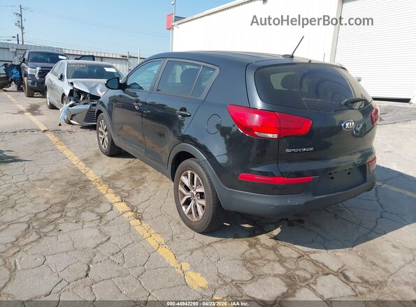 KNDPB3AC6G7874745 2016 KIA SPORTAGE Black Հետևի ձախ