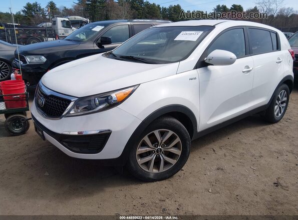 KNDPBCACXG7880175 2016 KIA SPORTAGE White Առջևի ձախ երեք քառորդ տեսարան