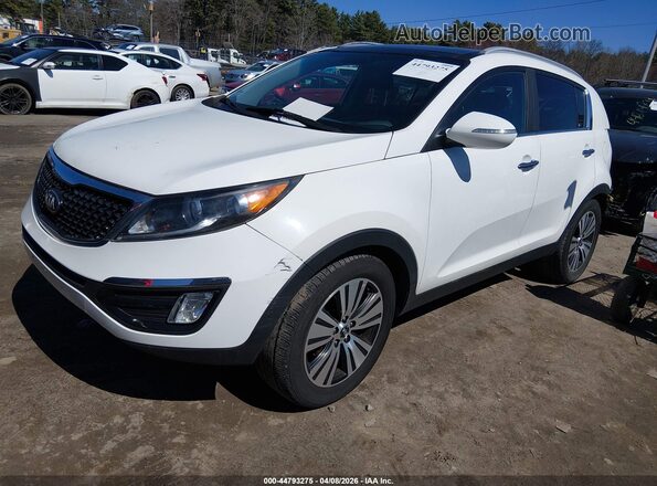 KNDPC3AC2G7878448 2016 KIA SPORTAGE White Առջևի ձախ երեք քառորդ տեսարան