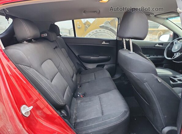 KNDPM3AC0K7493802 2019 KIA SPORTAGE Red Вид задніх сидінь