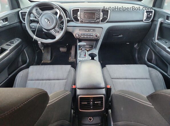 KNDPM3AC0K7493802 2019 KIA SPORTAGE Red Вид панелі приладів