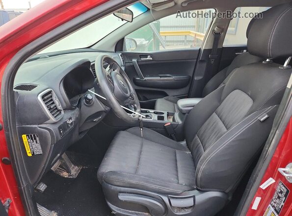 KNDPM3AC0K7493802 2019 KIA SPORTAGE Red Вид салону спереду