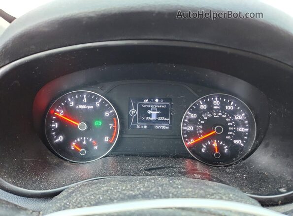 KNDPM3AC0K7493802 2019 KIA SPORTAGE Red Вид щитка приладів