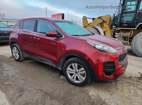 KNDPM3AC0K7493802 2019 KIA SPORTAGE Red Передня права чверть