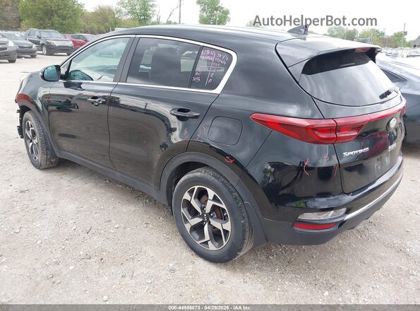 KNDPM3AC0M7920303 2021 KIA SPORTAGE Black Հետևի ձախ