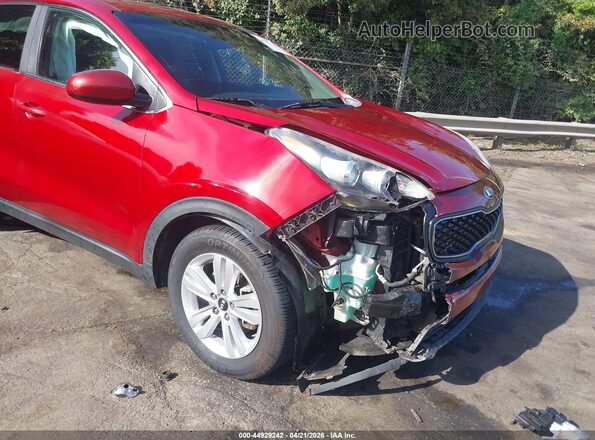 KNDPM3AC1K7615258 2019 KIA SPORTAGE Red Front view