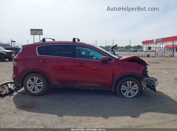 KNDPM3AC2H7174524 2017 KIA SPORTAGE Red 360 interior view