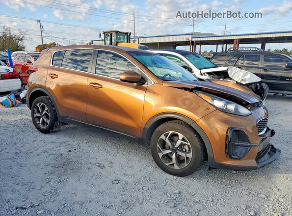 KNDPM3AC3M7884994 2021 KIA SPORTAGE Темно-бордовый Передняя правая четверть