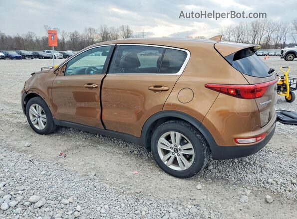 KNDPM3AC4H7209337 2017 KIA SPORTAGE Brown Задня ліва чверть