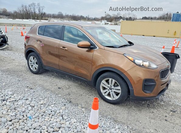 KNDPM3AC4H7209337 2017 KIA SPORTAGE Brown Передня права чверть