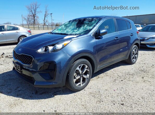 KNDPM3AC4L7799192 2020 KIA SPORTAGE Dark Blue Vista tres cuartos delantera izquierda