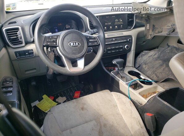 KNDPM3AC6N7003223 2022 KIA SPORTAGE White Вид панелі приладів