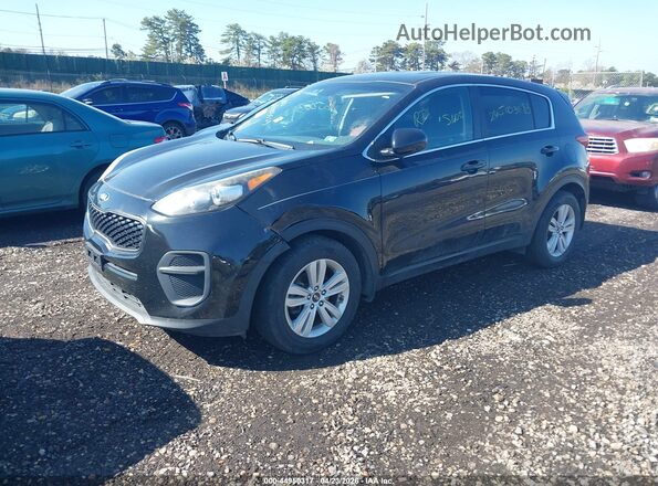 KNDPM3AC7J7384249 2018 KIA SPORTAGE Black Przód lewy