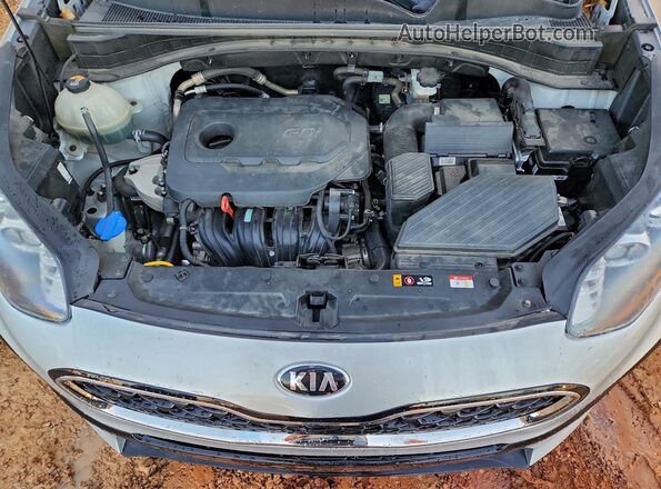 KNDPM3AC9M7842622 2021 KIA SPORTAGE Silver ძრავის განყოფილების ხედი