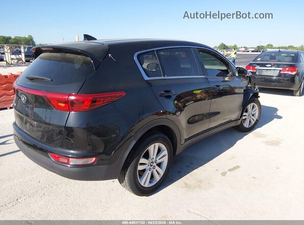 KNDPM3ACXH7056575 2017 KIA SPORTAGE Black Tył prawy