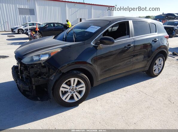 KNDPM3ACXH7056575 2017 KIA SPORTAGE Black Przód lewy