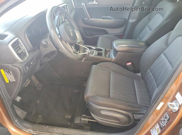KNDPM3ACXM7904920 2021 KIA SPORTAGE Brown Вид салону спереду