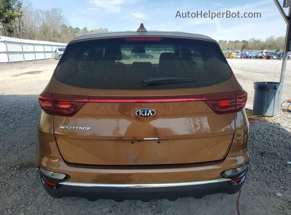 KNDPM3ACXM7904920 2021 KIA SPORTAGE Brown Вид ззаду