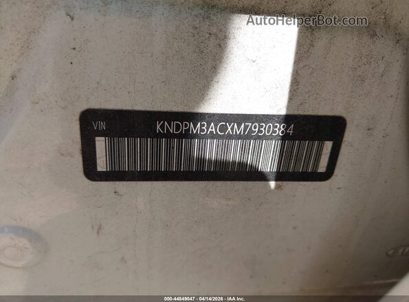KNDPM3ACXM7930384 2021 KIA SPORTAGE White ძრავის განყოფილების ხედი