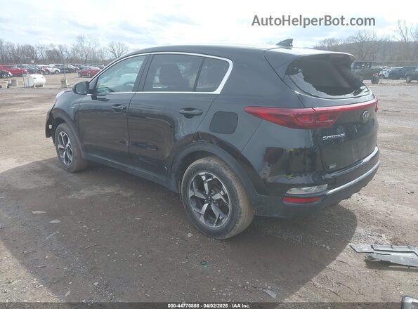KNDPMCAC5N7979302 2022 KIA SPORTAGE Black უკანა მარცხენა
