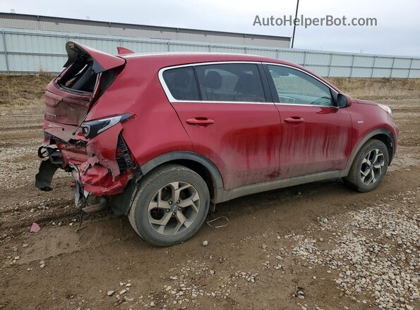 KNDPMCAC6M7886299 2021 KIA SPORTAGE Red Tył prawy
