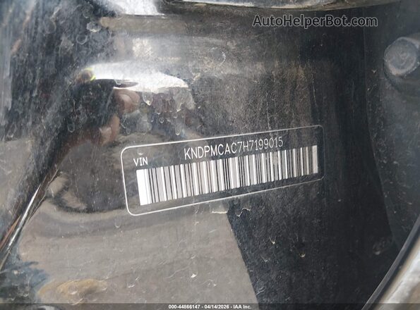 KNDPMCAC7H7199015 2017 KIA SPORTAGE Black Engine compartment view