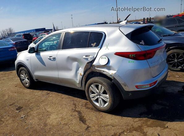 KNDPMCAC9J7317944 2018 KIA SPORTAGE Silver Rear left