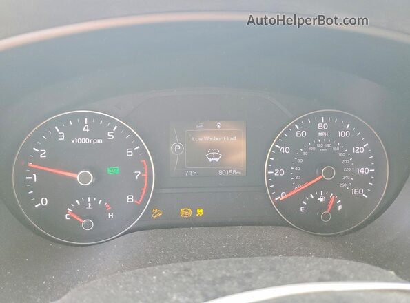 KNDPMCAC9J7317944 2018 KIA SPORTAGE Silver Instrument cluster view