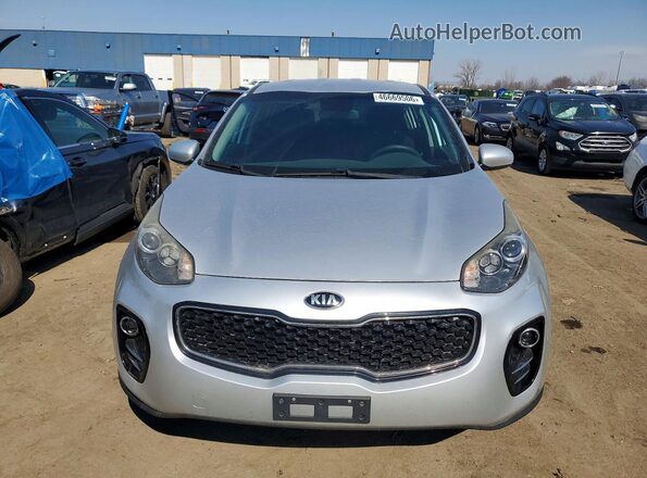 KNDPMCAC9J7317944 2018 KIA SPORTAGE Silver Front view
