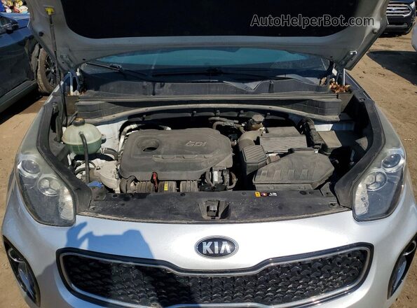 KNDPMCAC9J7317944 2018 KIA SPORTAGE Silver Engine compartment view