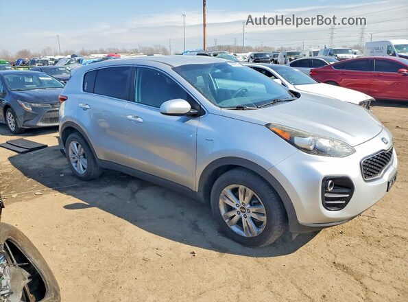KNDPMCAC9J7317944 2018 KIA SPORTAGE Silver Front right