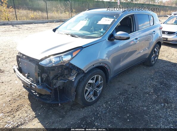 KNDPN3AC0N7024291 2022 KIA SPORTAGE Silver წინა მარცხენა ხედი სამი მეოთხედიდან