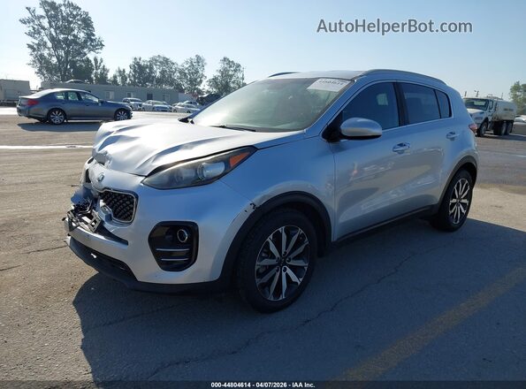 KNDPN3AC4H7224286 2017 KIA SPORTAGE Серебряный Передняя левая четверть