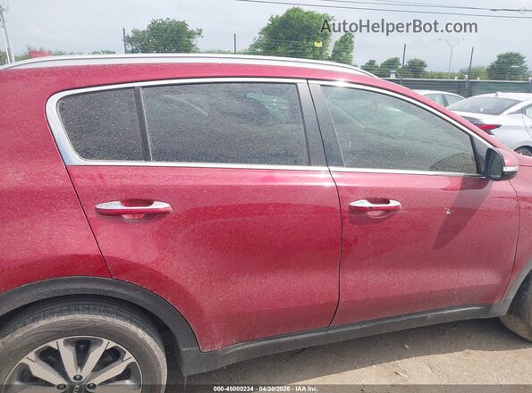 KNDPN3AC6K7558682 2019 KIA SPORTAGE Red Vista interior trasera