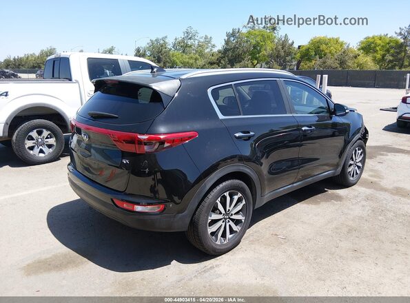 KNDPN3AC8J7354447 2018 KIA SPORTAGE Черный Задняя правая четверть