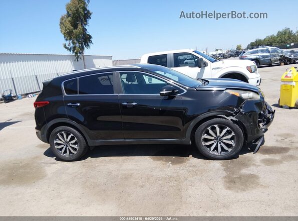 KNDPN3AC8J7354447 2018 KIA SPORTAGE Черный Вид задней части салона