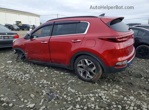 KNDPNCAC3N7013575 2022 KIA SPORTAGE Maroon Հետևի ձախ