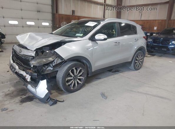 KNDPNCAC5H7265705 2017 KIA SPORTAGE Gray Vista tres cuartos delantera izquierda