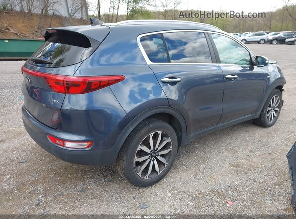 KNDPNCAC7H7253443 2017 KIA SPORTAGE Blue Tył prawy