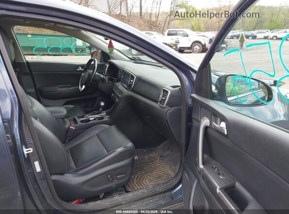 KNDPNCAC7H7253443 2017 KIA SPORTAGE Blue Widok wnętrza z przodu
