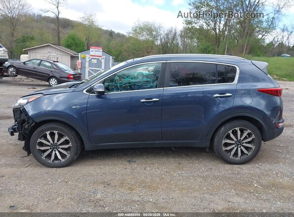KNDPNCAC7H7253443 2017 KIA SPORTAGE Blue Widok wnętrza 360 stopni