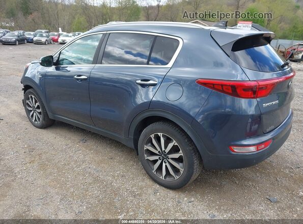 KNDPNCAC7H7253443 2017 KIA SPORTAGE Blue Tył lewy